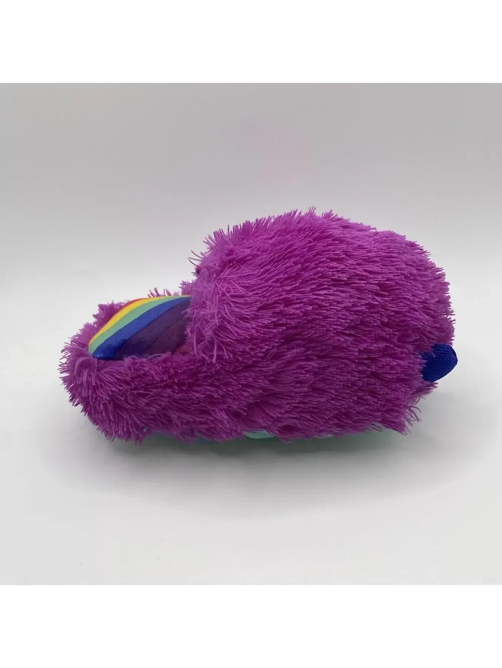 Bark Box Plush Dog Purple Slipper Shoe Crinkle Squeak Medium Large